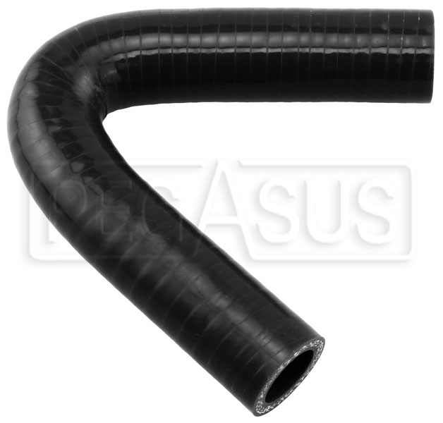 Black Silicone Hose, 3/4 I.D. 135 degree Elbow, 4 Legs - Pegasus Auto  Racing Supplies