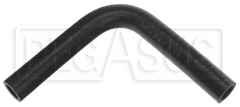 Black Silicone Hose, 3/4 I.D. 90 degree Elbow, 6 Legs - Pegasus Auto  Racing Supplies