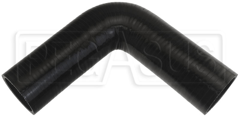 Black Silicone Hose, 1 3/4 I.D. 90 degree Elbow, 6 Legs - Pegasus Auto  Racing Supplies