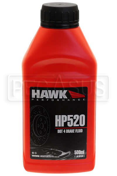 Hawk All Purpose Brake Fluid 500ml Bottle Pegasus Auto Racing