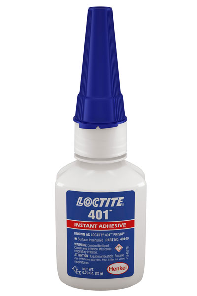 Loctite 401 (40140) Prism 401 Adhesive (Low/Medium Viscosity).7 Oz. (20G)  Bottle