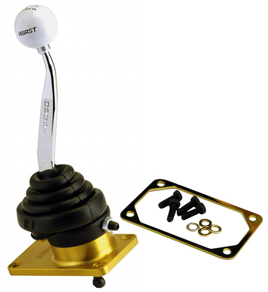 This super-short-throw shifter from Ford Racing features positive stops to ...