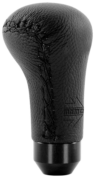MOMO Anatomico Long Black Leather Shift Knob - Pegasus Auto