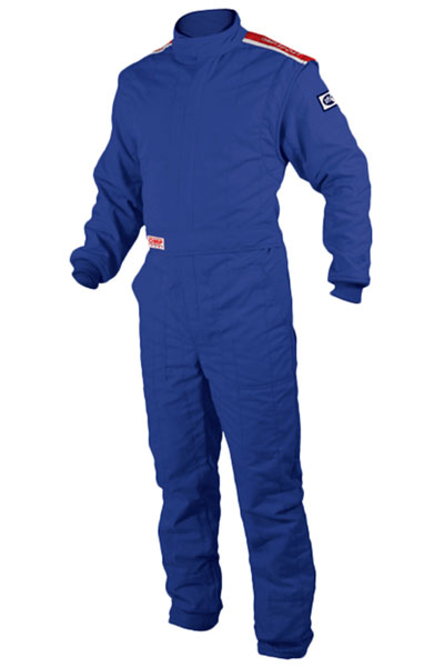 STR Club Race Suit Triple Layer FIA Approved 8856-2000 Blue/Light Blue/Grey