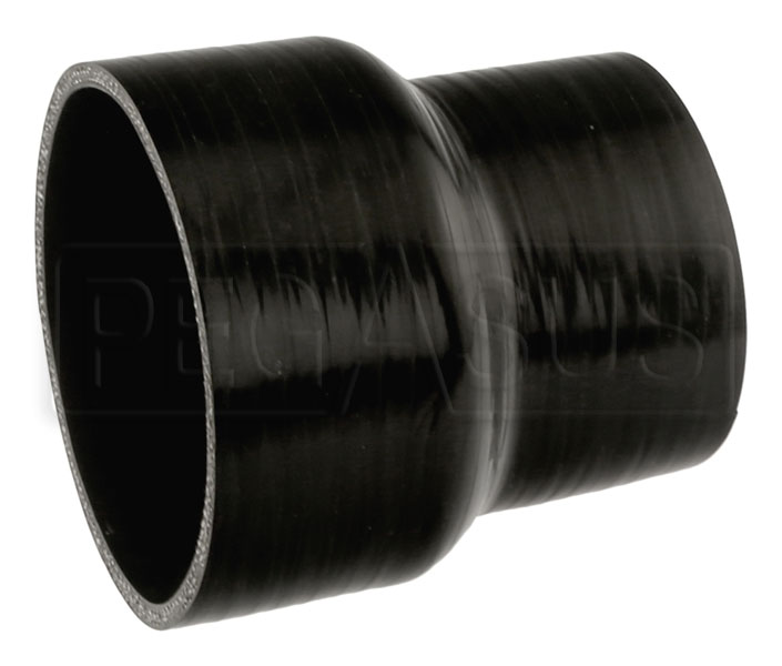 Black Silicone Hose, 4 1/2 x 3 1/2 inch ID Straight Reducer Pegasus