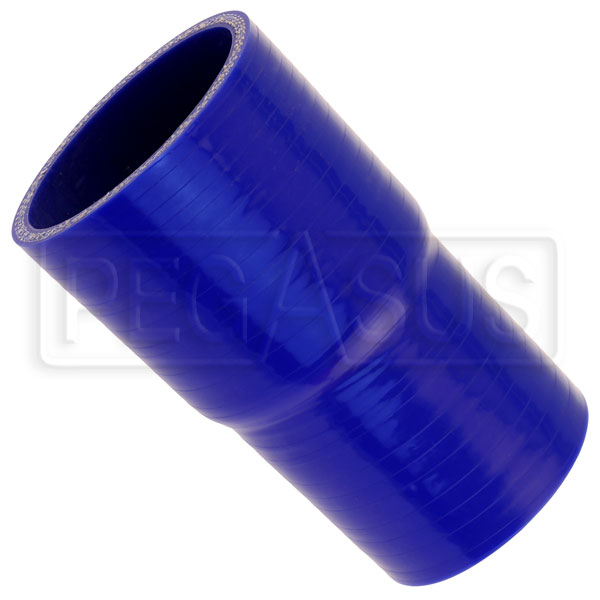 Blue Silicone Hose, 2 1/2 x 2 1/4 inch ID Straight Reducer