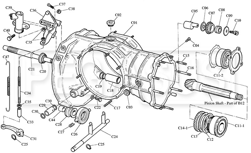 Webster Drawing C - Exploded View