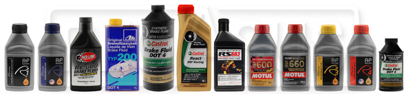 Brake Fluid Comparison Chart