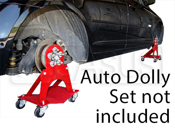 Set of 2-5 Bolt 12in Auto Dolly Roll Around