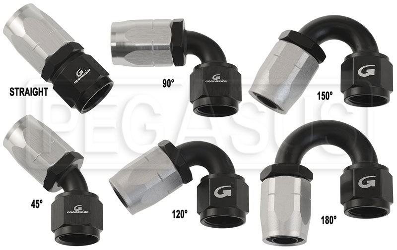thumbnail image 2 of SYKRSS 6AN PTFE 90 Degree Hose End Fitting - Aluminum AN Fitting For Fuel & Oil Lines 2 of 11