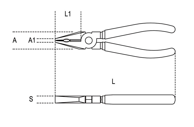 Beta Tools 1150BM Linemans Combination Pliers, 200mm - Pegasus Auto Racing  Supplies