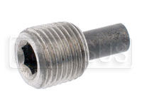 Click for a larger picture of Magnetic Plug, Steel, Hex Socket, 1/8 NPT