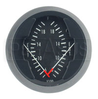 Click for a larger picture of Dual EGT Gauge, 2 1/16 inch, 500 - 2000F