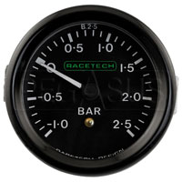 Click for a larger picture of Racetech -1 to +2.5 bar Boost Gauge