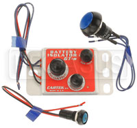 Click for a larger picture of Cartek GT Battery Isolator Kit with Blue External Button