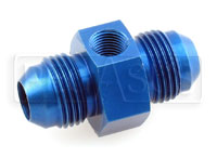 Large photo of Male AN Straight Fuel Pressure Gauge Adapter, 1/8 NPT Port, Pegasus Part No. 1069-Size