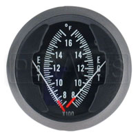 Click for a larger picture of Dual EGT Gauge, 2 1/16 inch, 700 - 1700F