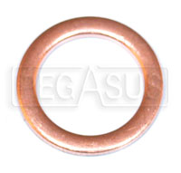 Large photo of 10mm Copper Washer for Racetech Gauge Temp Bulb, Pegasus Part No. 1096