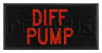 Click for a larger picture of Dash Badge Identification Plate (Differential Pump)