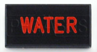 Large photo of Dash Badge Identification Plate (Water), Pegasus Part No. 1100-WATER