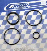 Large photo of Viton Seal Kit for Canton Remote Mount Fuel Filter, Pegasus Part No. 1129