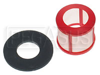 Click for a larger picture of 74 Micron Filter w/Gasket for Facet Cylindrical Pump