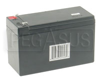 Large photo of (B) 12-Volt 7.5AH TAG Kart Battery, Pegasus Part No. 1168