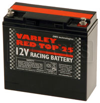 Large photo of (B) Varley Red Top 25 Battery, 20AH, Pegasus Part No. 1177-003