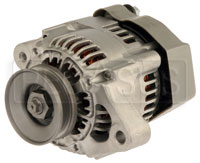 Click for a larger picture of Single Wire 50 Amp Ultra-Mini Alternator