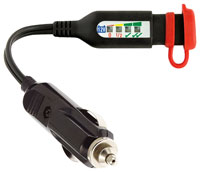 Click for a larger picture of Optimate Monitor Cable SAE to Auto Plug for 12v Lead Acid