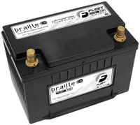 Click for a larger picture of (LI) Braille FleetLite12v Lithium Battery, Group 34, 1950 CA