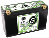 Click for a larger picture of (LI) Braille 12v Lithium Battery, 947 PCA, 15Ah, SBS30