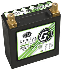 Click for a larger picture of (LI) Braille 12v Lithium Battery, 697 CA, 12Ah, G-20L