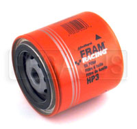 Click for a larger picture of Fram HP-3 High-Performance Oil Filter, 3/4-16 Thread, Short