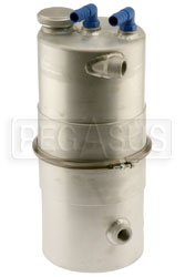 Click for a larger picture of Lightweight Easy Clean Oil Tank 6.5" dia x 14" High