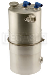 Click for a larger picture of Lightweight EasyClean Oil Tank 8.25" dia x 14" High