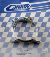 Large photo of Round Mounting Clamp for Round Canton Remote Filters, Pegasus Part No. 1285-ROUND