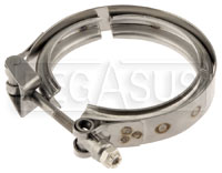 Click for a larger picture of Stainless Steel V-Band Clamp, Type 300 SS