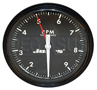 Pegasus Part No. 1374 - Jones 4 inch Mechanical Tachometer with Telltale Click for a larger picture of Jones 4 inch Mechanical Tachometer with Telltale