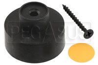 Click for a larger picture of Mk9 Gear Plastic Storage Post with Mounting Screw/Label