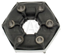 Click for a larger picture of Rubber Donut Drive Axle Coupling, Standard