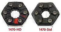 Pegasus Part No. 1470 - Rubber Donut Drive Axle Coupling Click for a larger picture of Rubber Donut Drive Axle Coupling