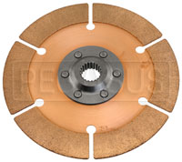Click for a larger picture of F3/OT-2 Clutch Disc, 7.25", 7/8x20 Spline, FF/SV