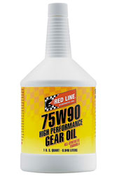 Large photo of Red Line Synthetic Gear Oil, Pegasus Part No. 1693-Viscosity-Quantity