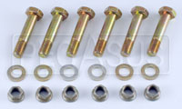 Click for a larger picture of Tilton Clutch Bolt Kit, 1-Disc, Step Flywheel, Through Holes