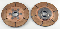 Click for a larger picture of Tilton 5.5" OT-3 Dual Clutch Disc Set, Std Hubs, 1 x 23