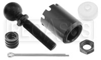 Large photo of Renault-Style Rack End Joint Assembly, 3/8-24 UNF, Pegasus Part No. 1804-3/8