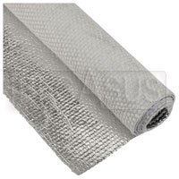Click for a larger picture of Aluminized Heat Barrier Cloth, Non-Adhesive