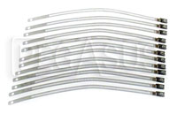 Large photo of Stainless Steel Band Clamp Kit, Qty 12 of 9 inch Straps, Pegasus Part No. 1835-003