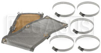 Click for a larger picture of Thermo-Tec Stainless Steel Clamp-On Heat Shield, 24" x 6"